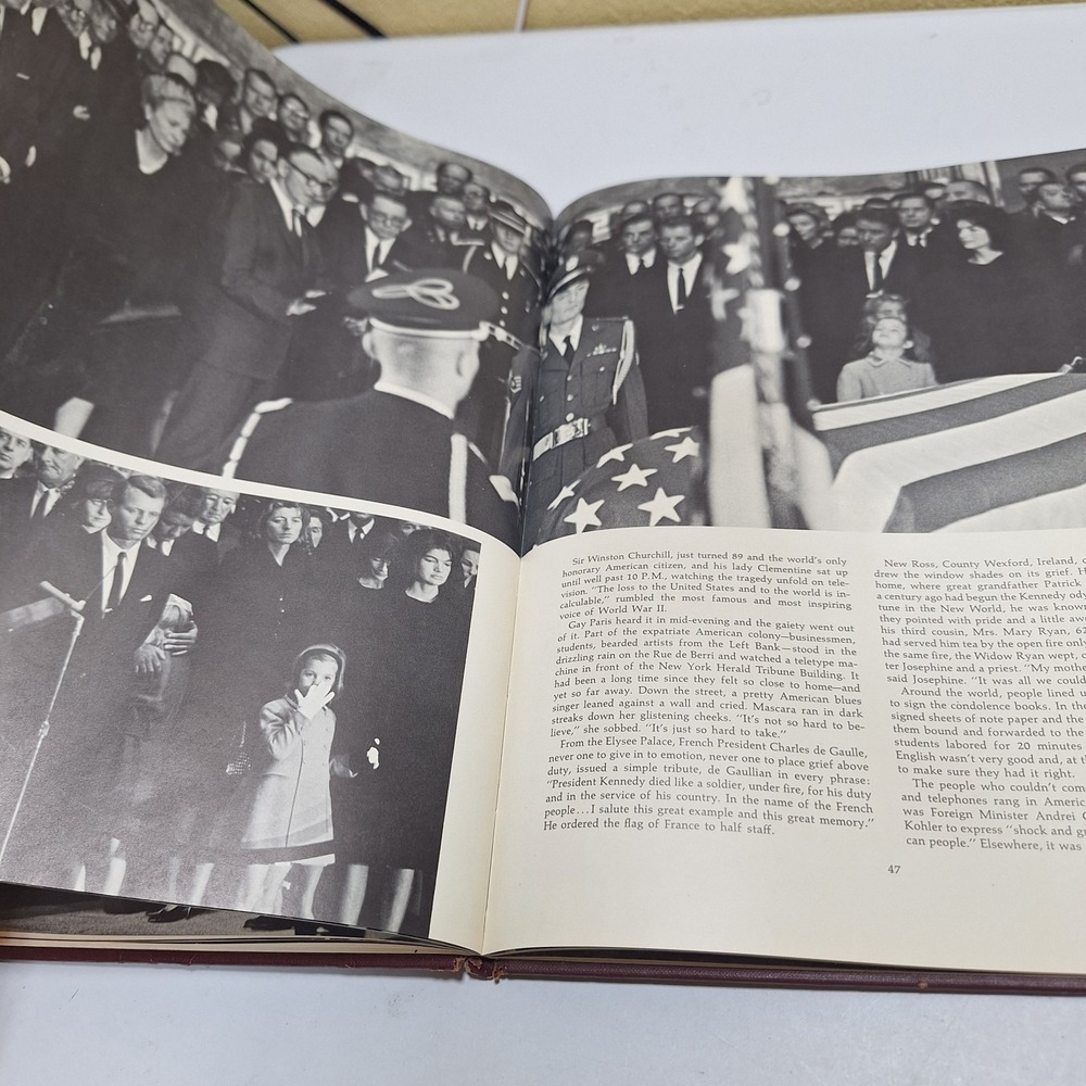 1963‎ The Torch Is Passed JFK Death Of President Hardcover Book Houston Post - Picture 6 of 11